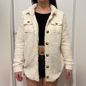 Fashion Nova Sherpa Shacket